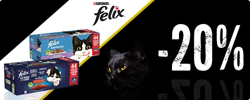 Fino al 20% di sconto sul cibo umido Felix per gatto